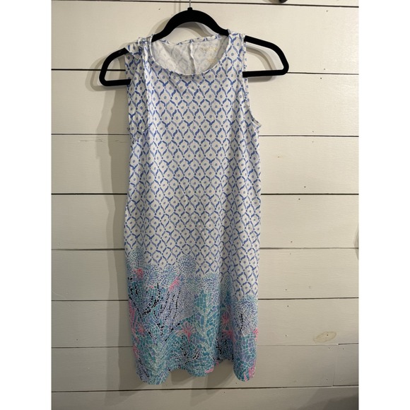 LILLY PULITZER Luella Swing Dress in Sea la Vie Size XS summer Beach tropical - Picture 3 of 9